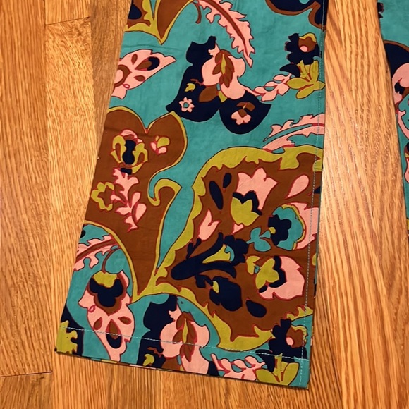 NWT Free People Tessa Tapered Trousers - Retro Floral Size 2 - Picture 14 of 16
